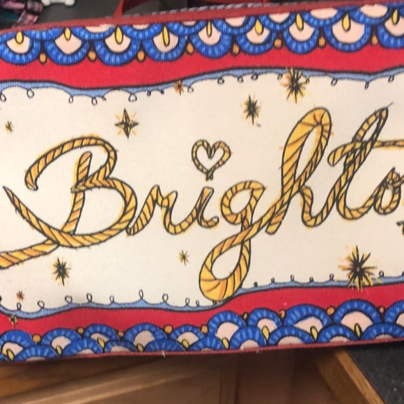 Brighton, Celebrate Holiday, Canvas Tote, NWT - Picture 5 of 5